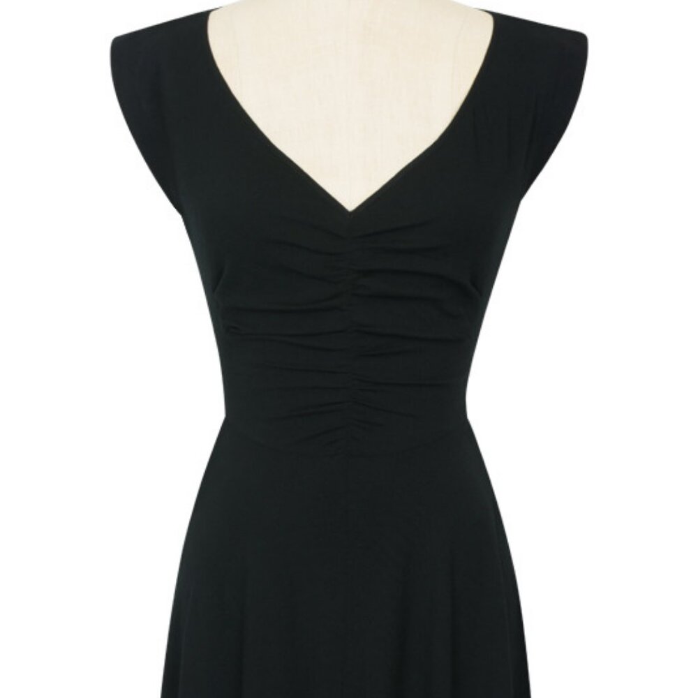 Trashy Diva Louise Dress in Black Velvet, Sample